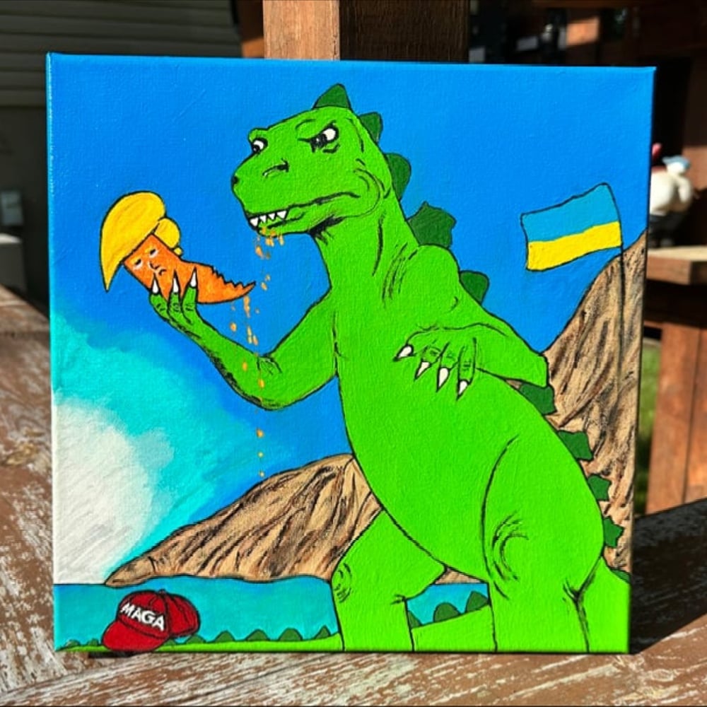 Godzilla VS MAGA Cheeto
