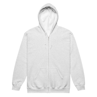 Image 2 of Back Print Angel Logo Zip Hoodie