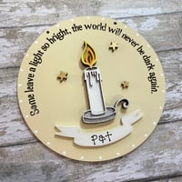 Image 1 of Candle Remembrance Plaque