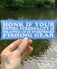 Image 3 of Overpriced Fishing Bumper Sticker