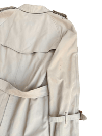 Image 7 of Burberry Plaid Lined Trench Coat - M