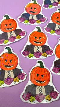 Image 4 of Pumpkin Dwight Glitter Sticker