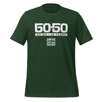 Image 3 of LOVE DC GOGO "GO-50" GOGO 50 YEARS (Anniversary Mark)  Unisex Tee (see color options)