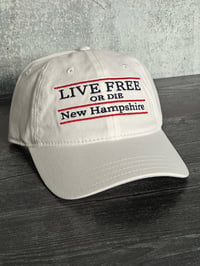 90s New Hampshire LFOD dad hat - red/white/blue