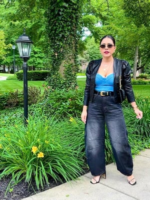 Image of Josephine Denim Crop Top 