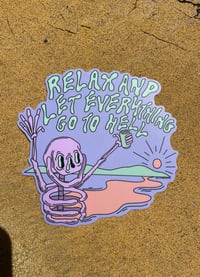 Relax Sticker