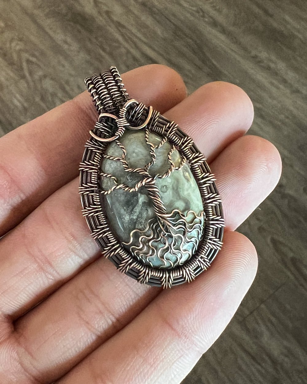 Image of Lace Agate - Tree Of Life