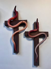 Image 1 of Wall Worm Crosses (upright & inverted)