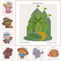 Image 3 of Bunny Wizard Of Oz Mini Diamond Painting Kit by Applemoment