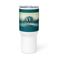 Image 1 of Travel mug with a handle (Psalms 9;11)