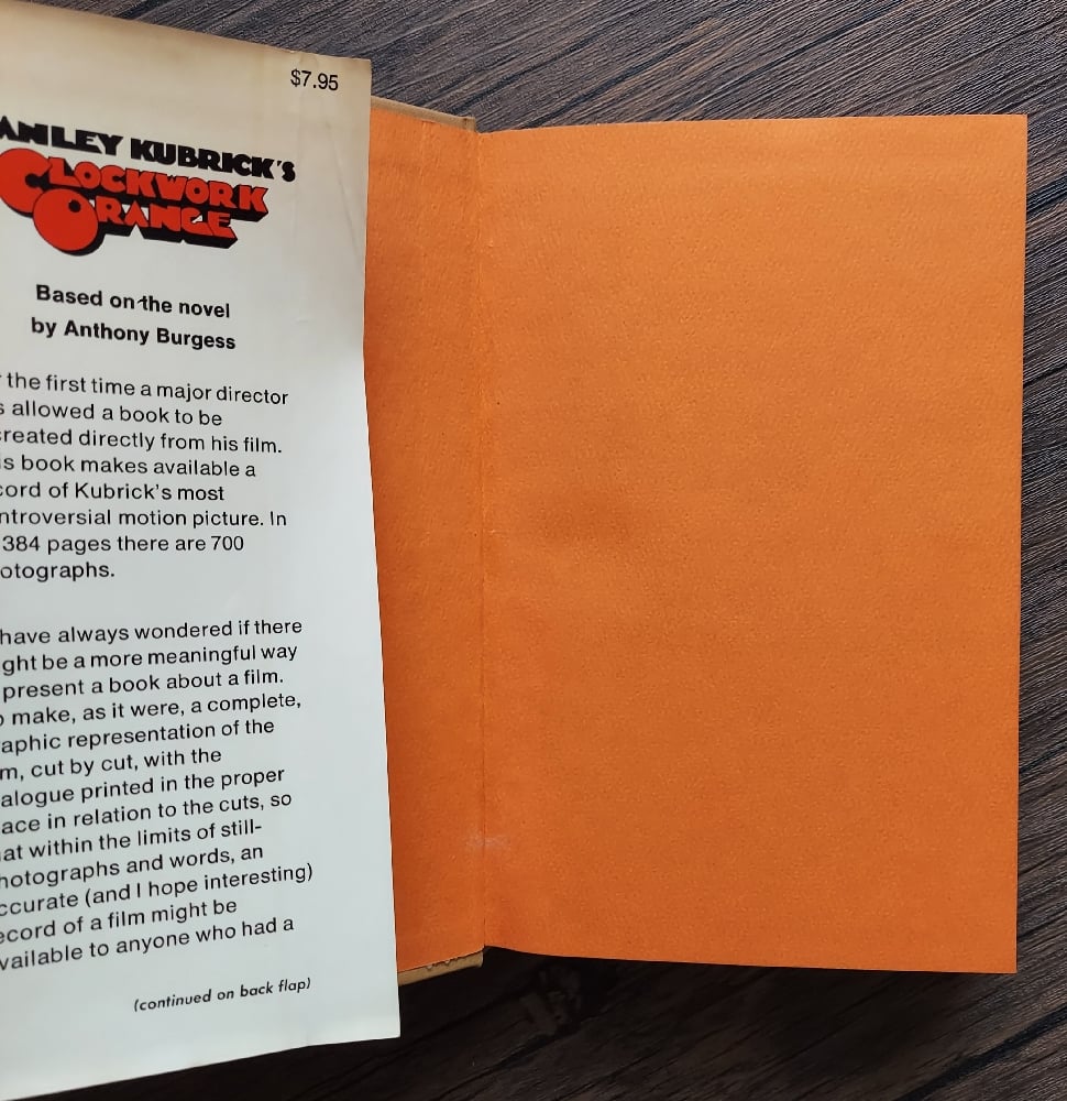 Stanley Kubrick’s Clockwork Orange – Based on the Novel by Anthony Burgess