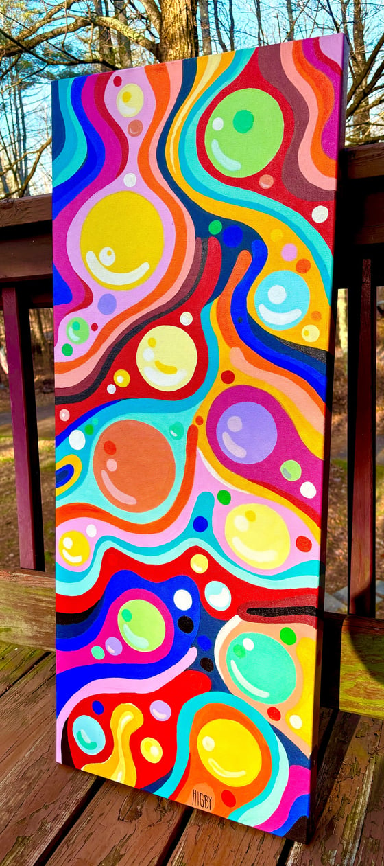 Image of Marbles Canvas 15x30 inches