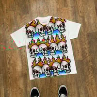 Image 5 of AIRBRUSHED SKULLS TEE