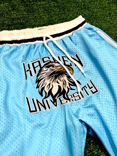 Image of Carolina Blue KU Basketball Shorts 