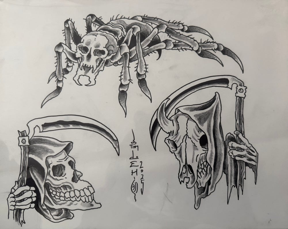 Image of Tim Lehi “Reapers & Wolves #141” Original Art