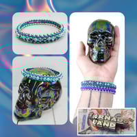 Image 1 of Teal Ombre Little Bling Bangle Bracelet