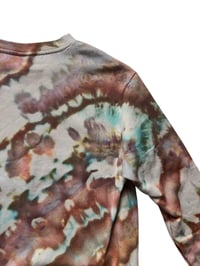 Image 6 of  M Unisex Crew Sweatshirt in Earthy Agate Ice Dye