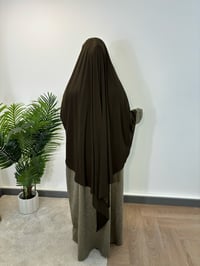Image 4 of khaki jersey khimār