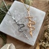 Serpent Sword Necklace (18")