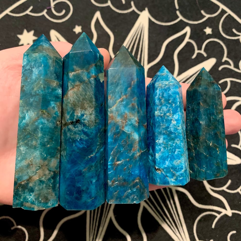 Blue Apatite Tower