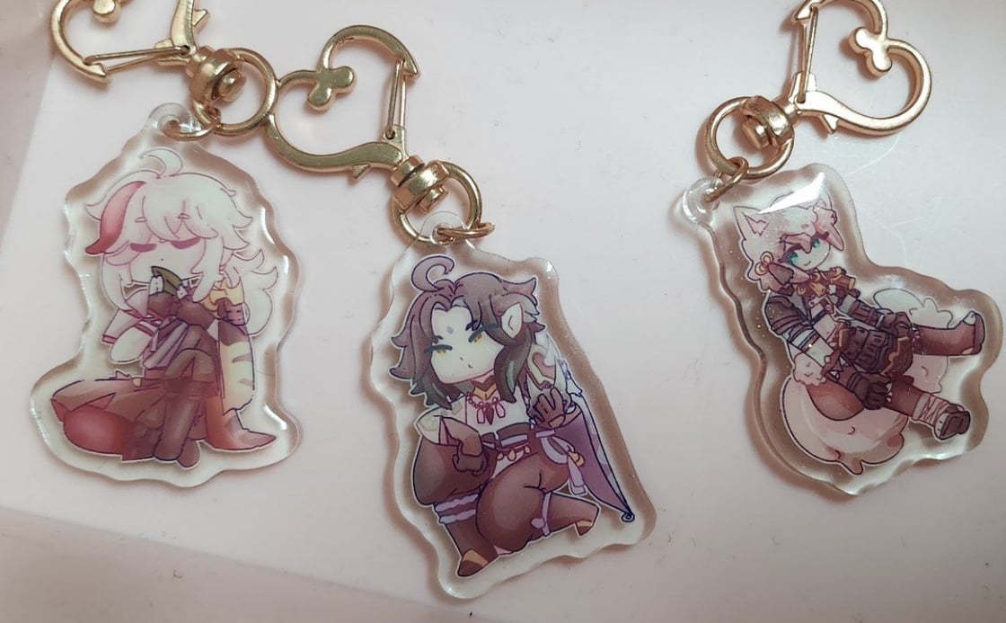 Image of Genshin chibi charm OUTLET