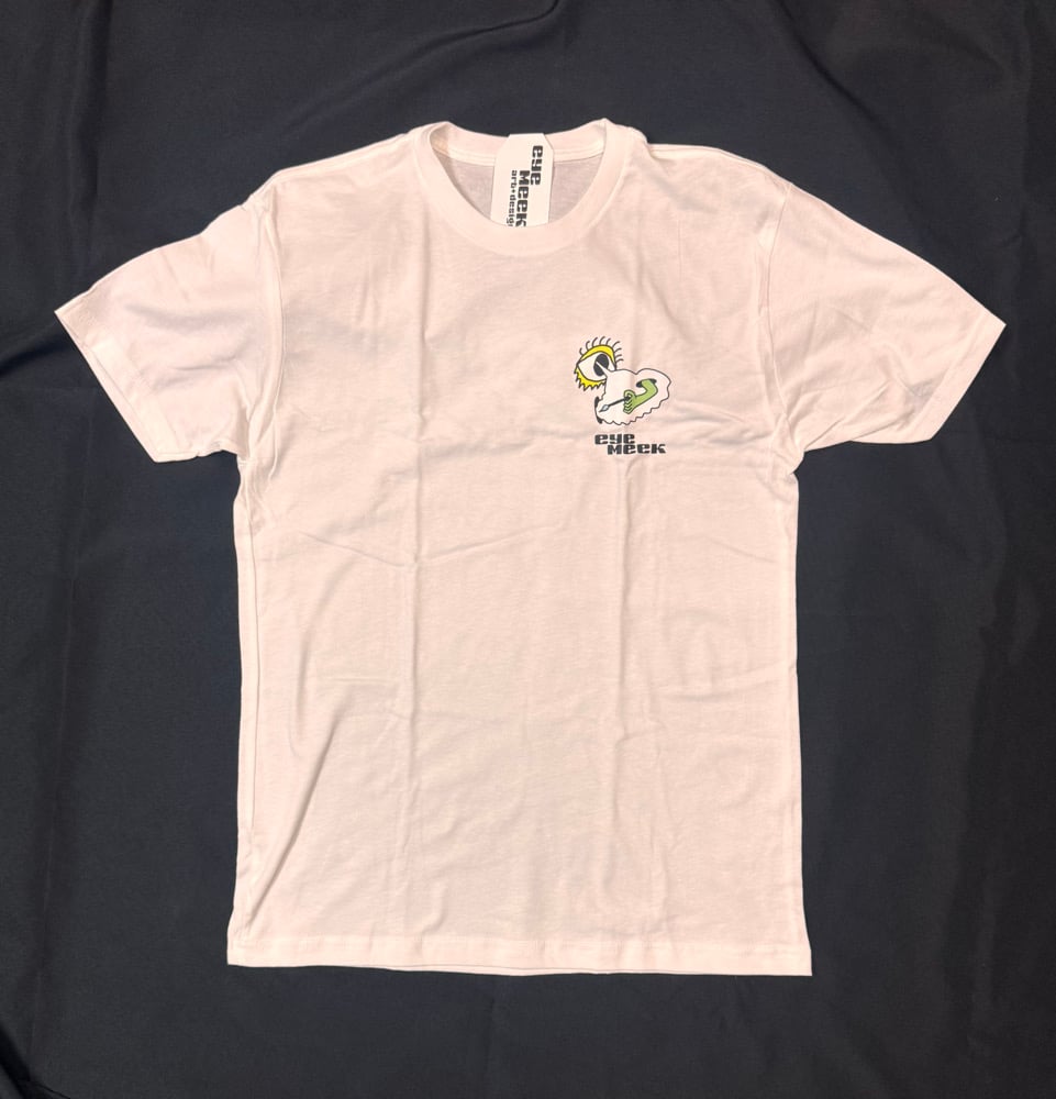 Image of Eyemeek logo front and back 