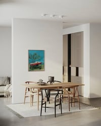 Image 5 of Painting / maleri / "Islands Brygge – Malerdrømme og tankestreger – Nokken III" / 60x75 cm