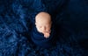 Navy Blue Newborn Bonnet & Wrap Photography Prop Set