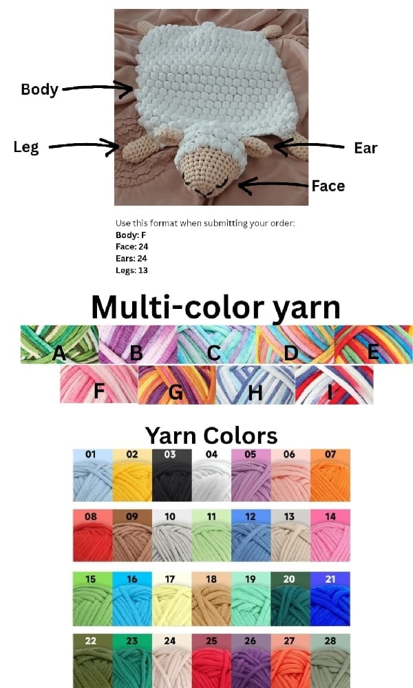 Image of Lamb Lovey Blanket 