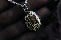 Image 2 of Dead Good oval ladybird and lichen pendant