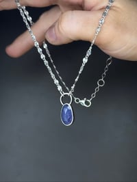 Image 2 of Tanzanite Starburst chain necklace 