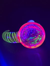 Image 10 of UV Reactive 14mm Slide With Horn 