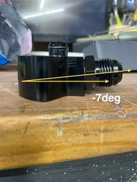 Image 4 of 2JZ BILLET POWER STEERING SUCTION INLET FITTING