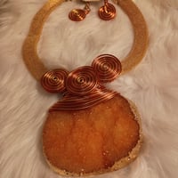 Image 2 of ORANGE 🧡 DREAM NECKLACE SET