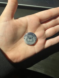 Image 3 of Plushie Sorb (Seal Orb) Button Pin • 1”/25mm