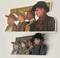 Image 3 of Red Dwarf Gunmen of the Apocalypse Enamel Pin