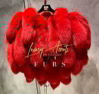 Image 1 of BIG FOX “oversized” fur shawl (ONE SIZE) S-2XL (pre order) originally $699