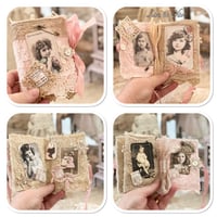 Image 5 of Vintage style snippet book with a touch of pink