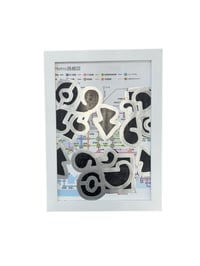 LITER Osaka Map Framed #2