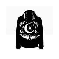 Image 2 of BAT PUFFER JACKET BLACK