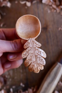 Image 3 of Oak Leaf~  Coffee Scoop