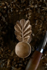 Image 5 of ‘ Oak Leaf Coffee Scoop 