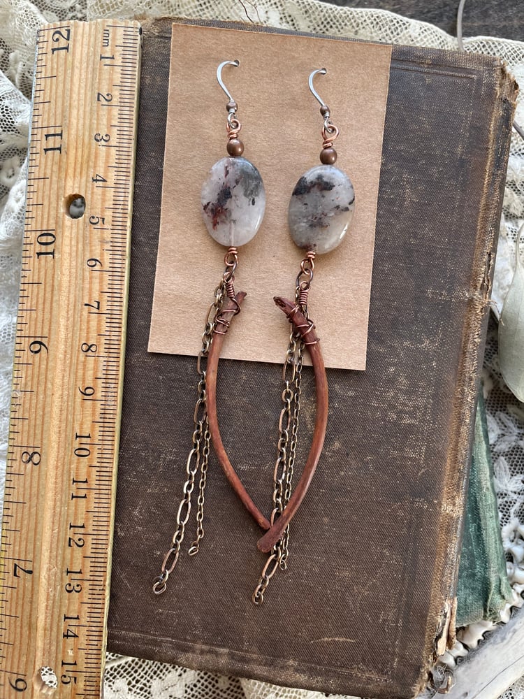 Image of groundhog earrings
