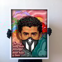 18x24 BAD BUNNY PRINT BLACK (PRE ORDER)