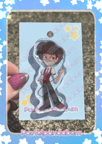 Hazbin Hotel - Human Alastor full body Acrylic Pin badge