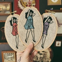 Image 1 of lady embroidery