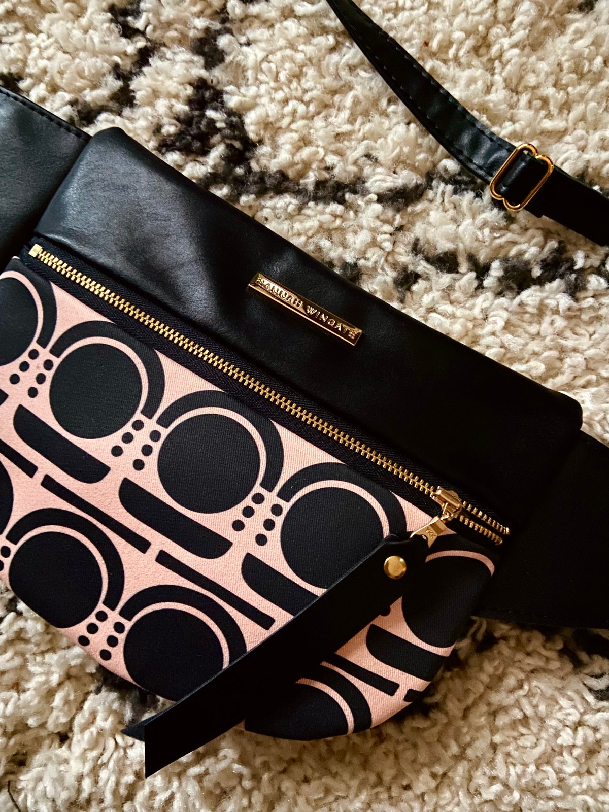 Baby pink crossbody sale