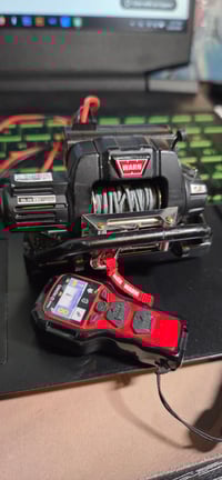 Image 1 of RC4WD 1/10 Warn Winch, Front Bumper, Wireless remote setup - USED