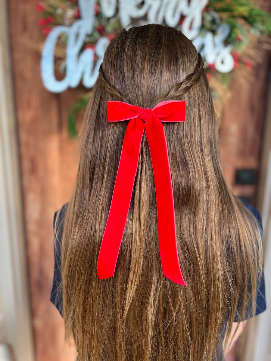 Long Tail Velvet Bows