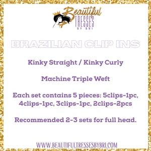 Image of Lux Virgin Clip Ins